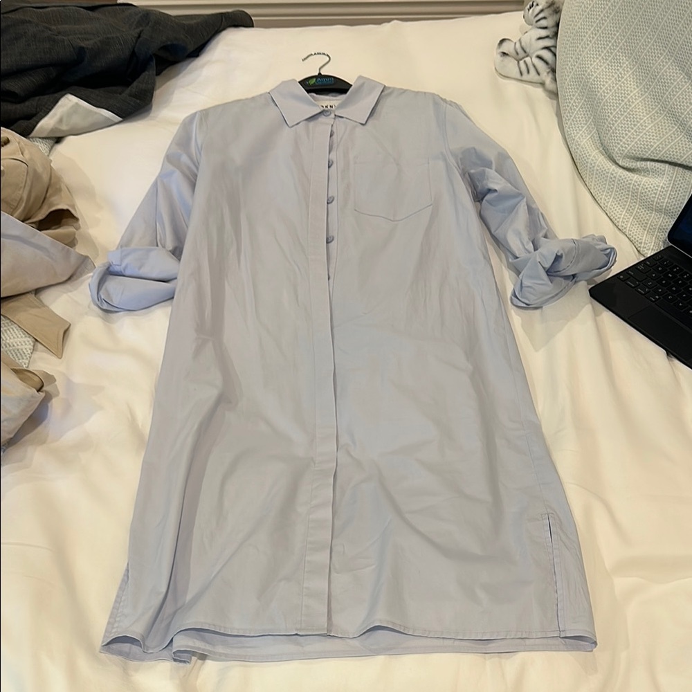 Light Blue women’s T-shirt dress
